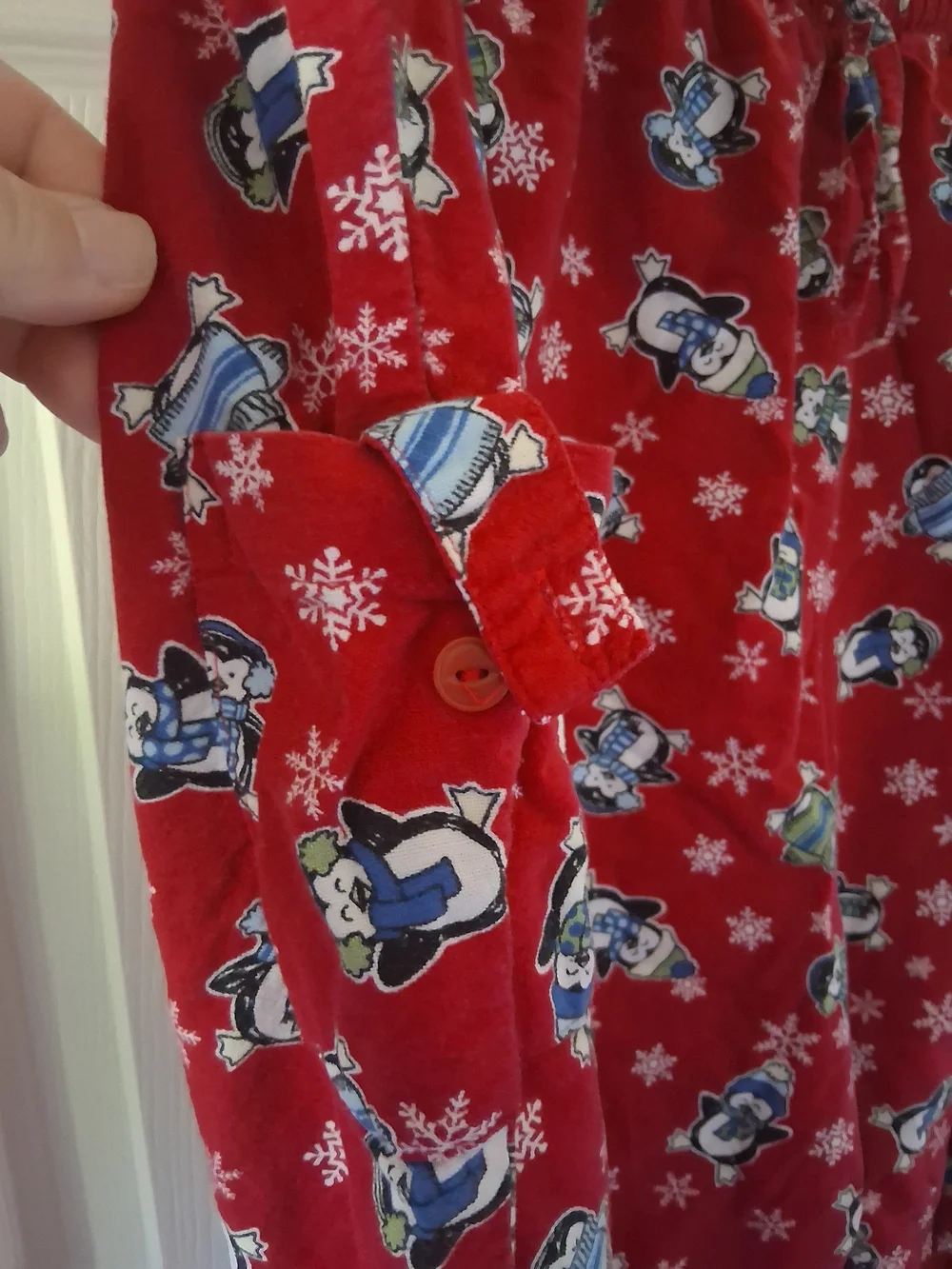 Mixit Red Penguin Print Pajama Bottoms - Picture 6 of 6